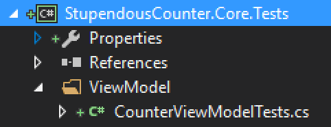 CounterViewModelTests class