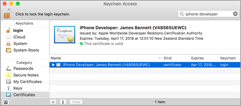 Use Keychain Access to export your certificate