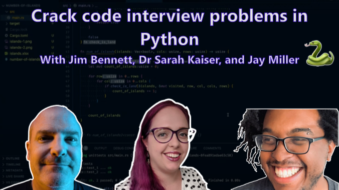 Crack code interview problems in Python