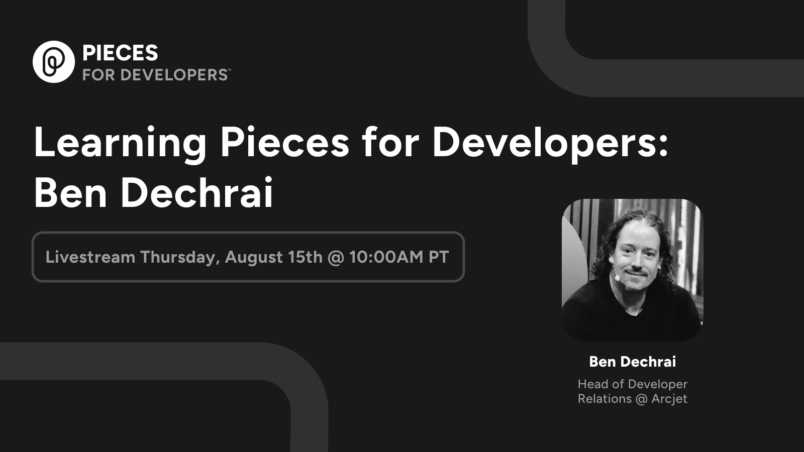 Learning Pieces for Developers: JimBobBennett & Ben Dechrai